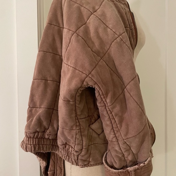 Free People Dolman Quilted Knit Jacket XS - Picture 7 of 9